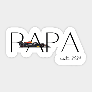 Papa est 2024, f1 Red Bull fan Sticker